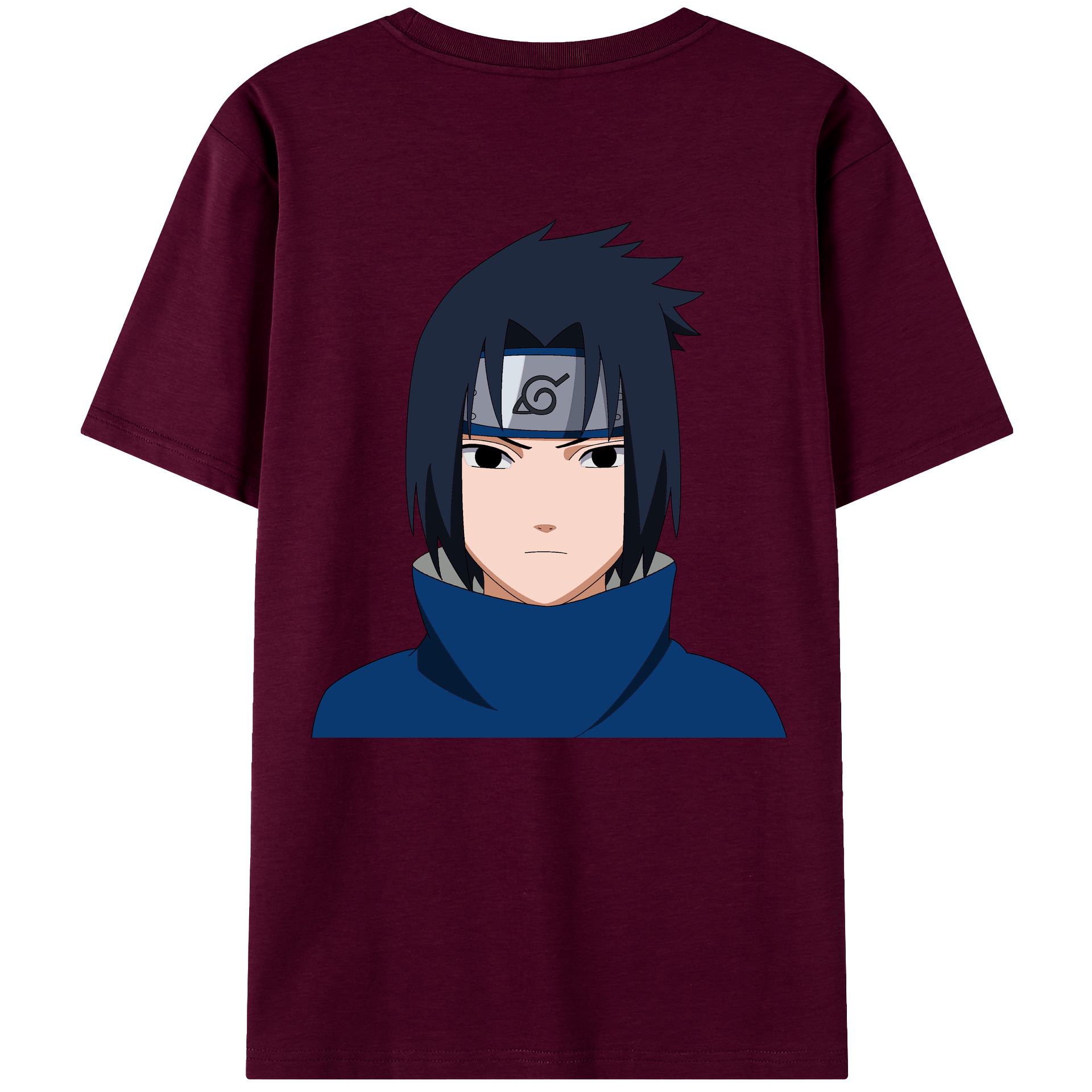 （画像用） NARUTO -ナルト- うちは サスケ Uchiha Sasuke レディース半袖Tシャツ(バックプリント)